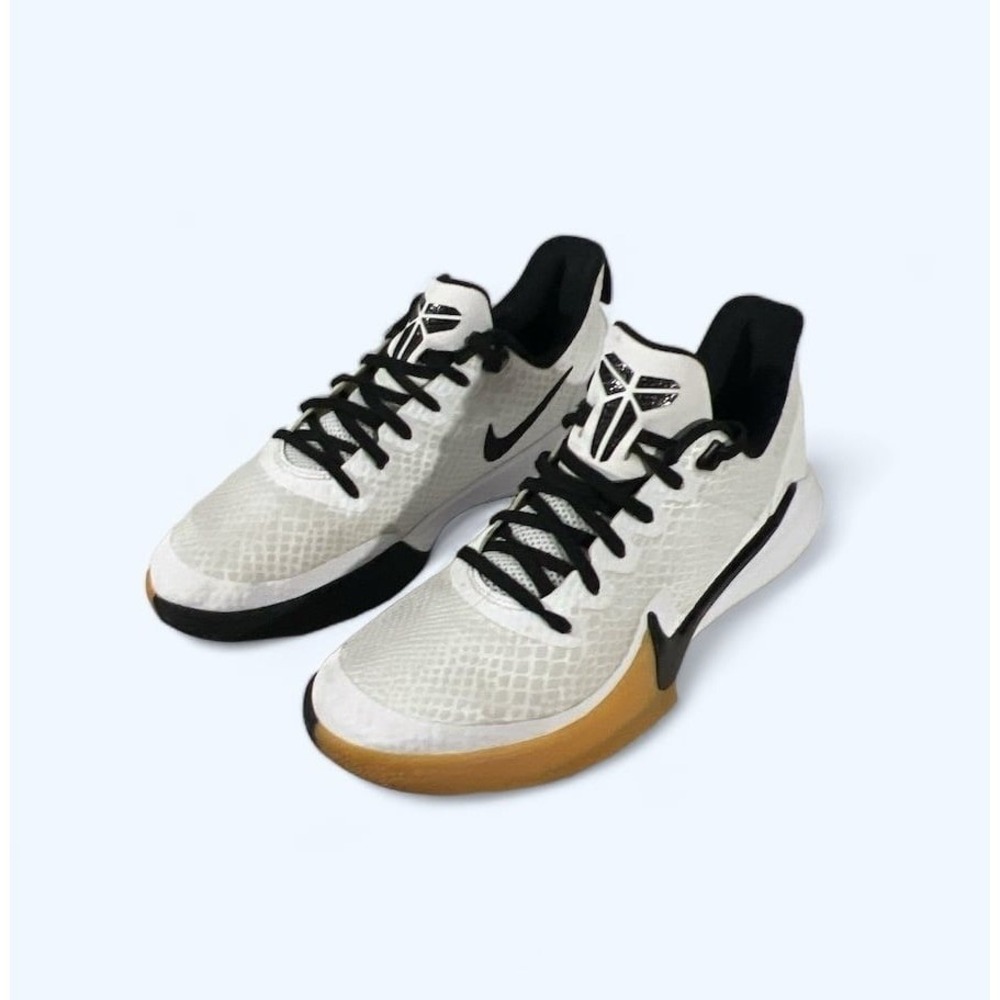 Nike Kobe Bryant Mamba Focus White‎ Black Gum Basketball AJ5899-100 Size 7